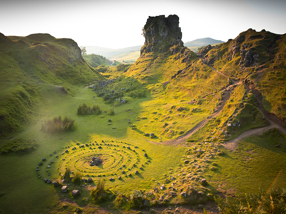 Fairy Glen castle Ewen