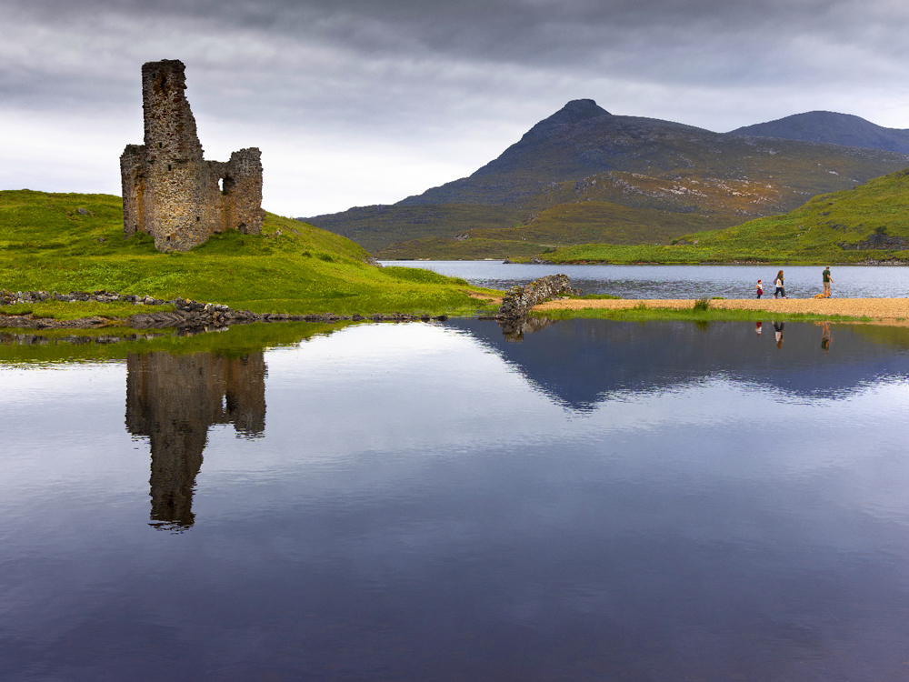 Ardvreck zamek Loch Assynt