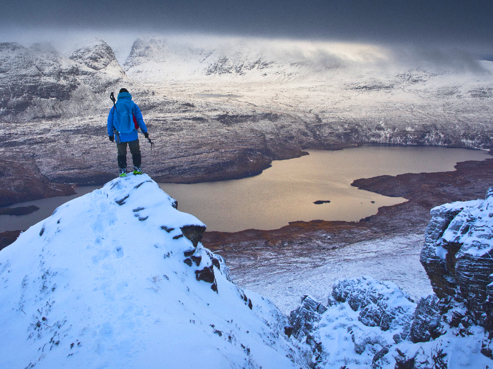 Stac Pollaidh zima 